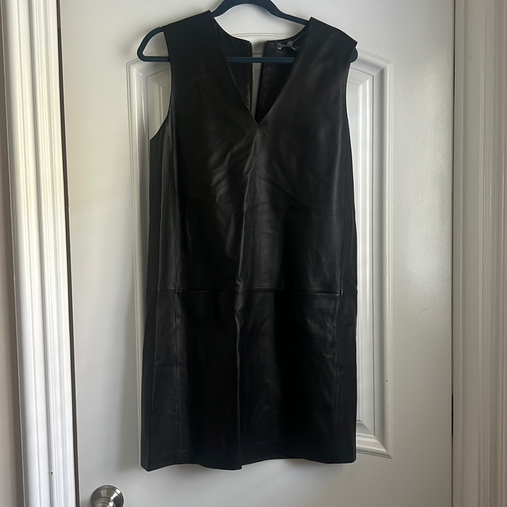 Vince genuine leather dress size 10 brand new w/ tags
